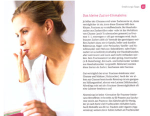 Fructose Einkaufsführer Seite 23