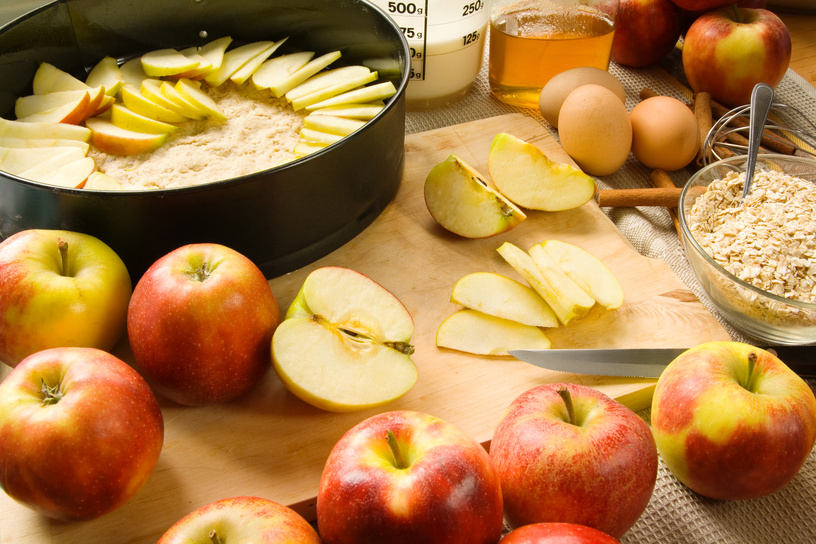Fructosearmen Apfelkuchen zubereiten