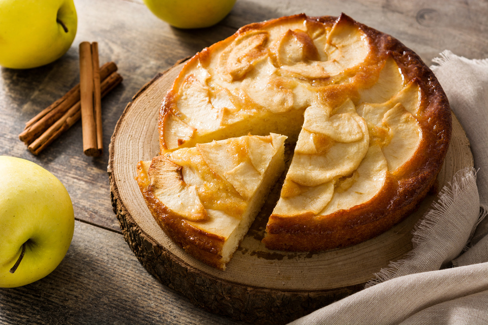 Fructosearmer Apfelkuchen